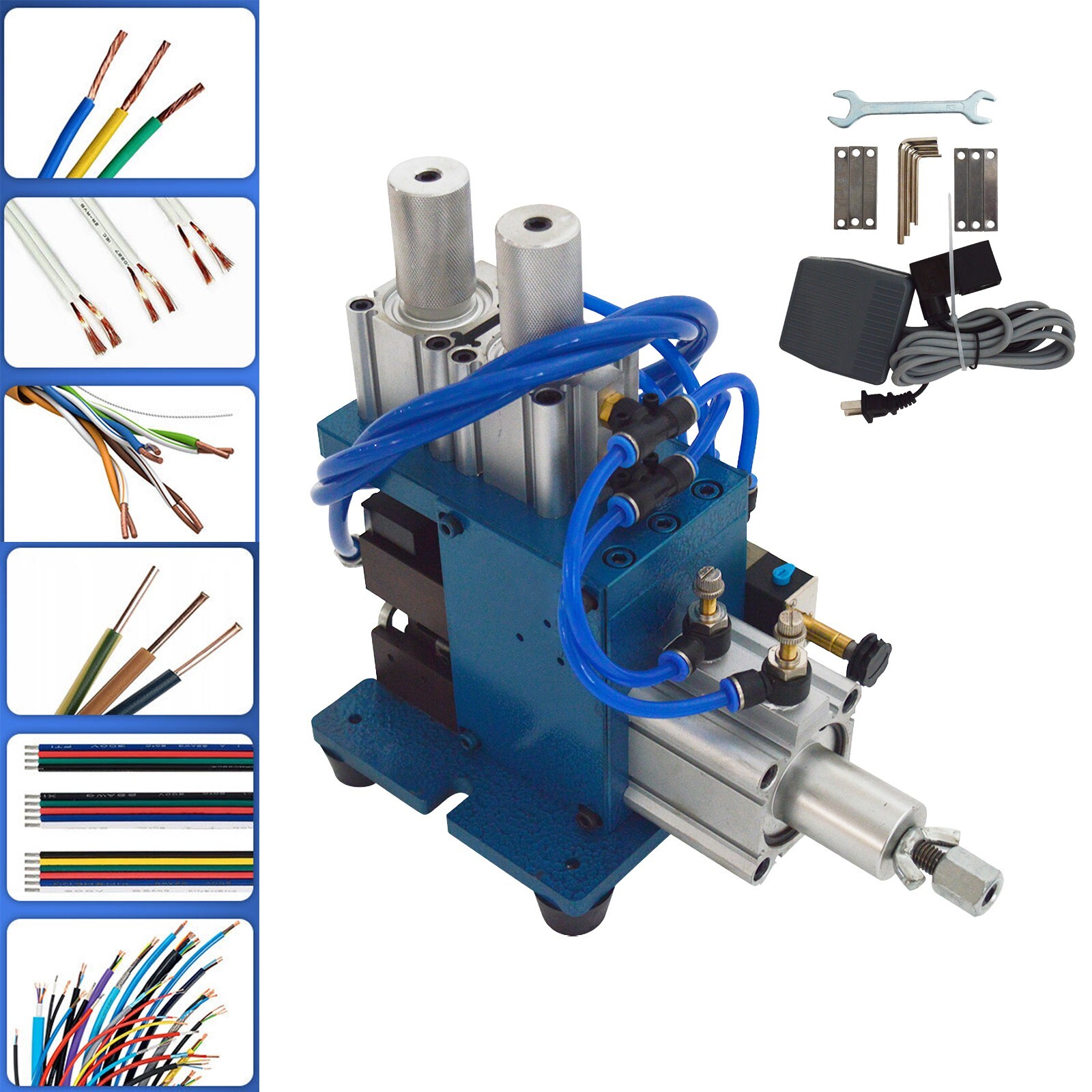 Flat Ribbon Cable Automatic Wire Stripping Machine Electric Copper Stripper 110V