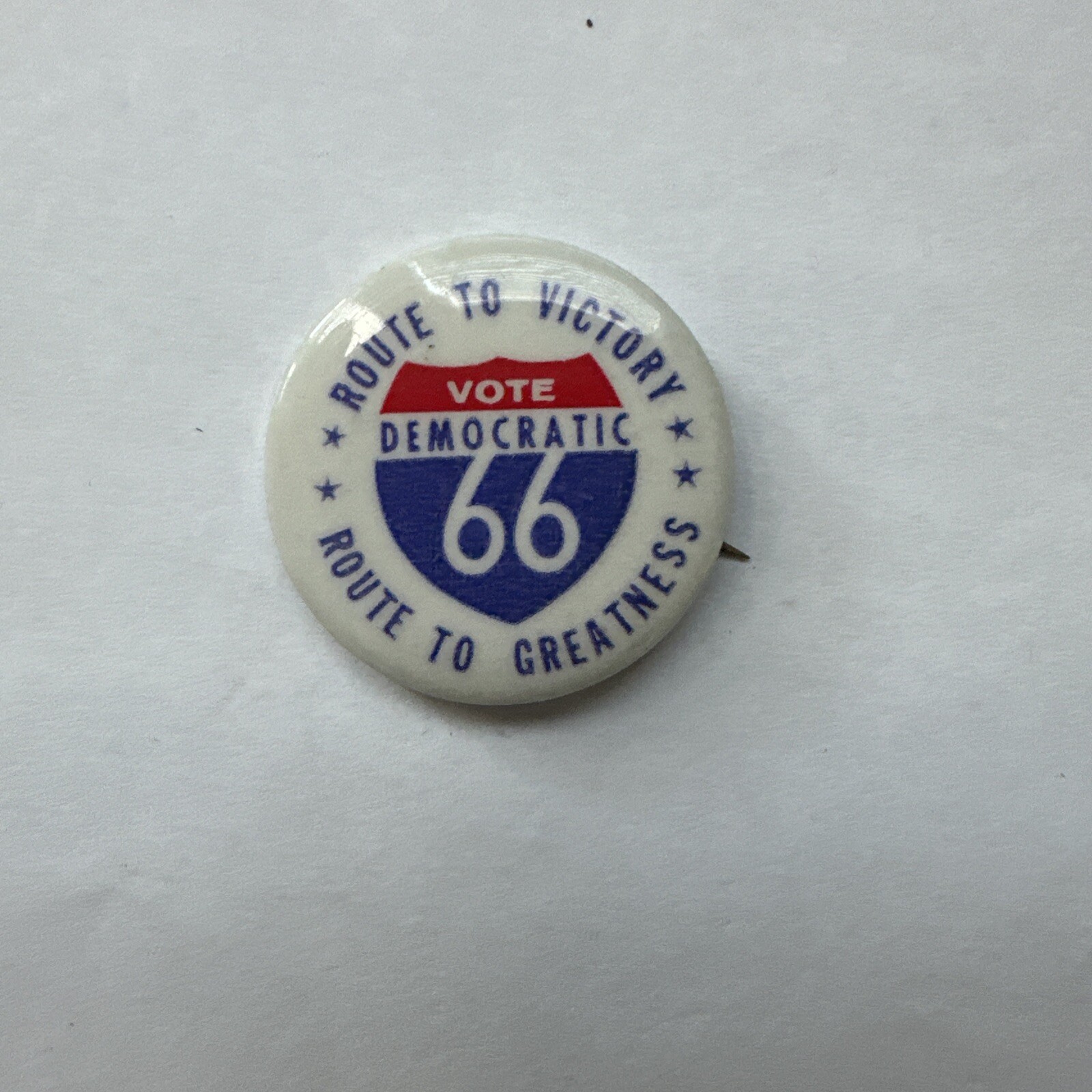 1966 Democratic Button, Vote Democratic 1966"