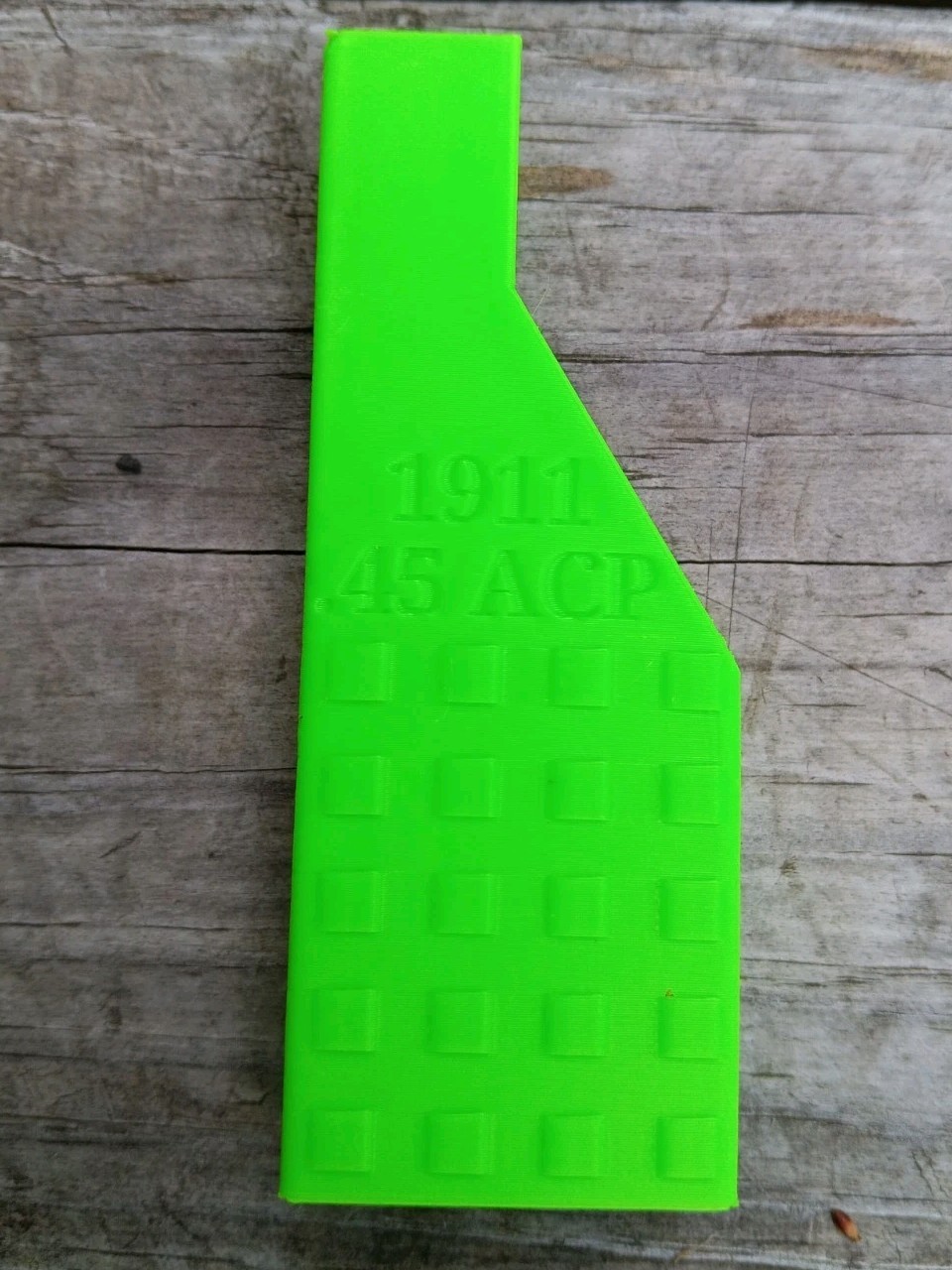 1911 .45 ACP Single Stack Speed Loader/Finger Saver For Magazine - Green