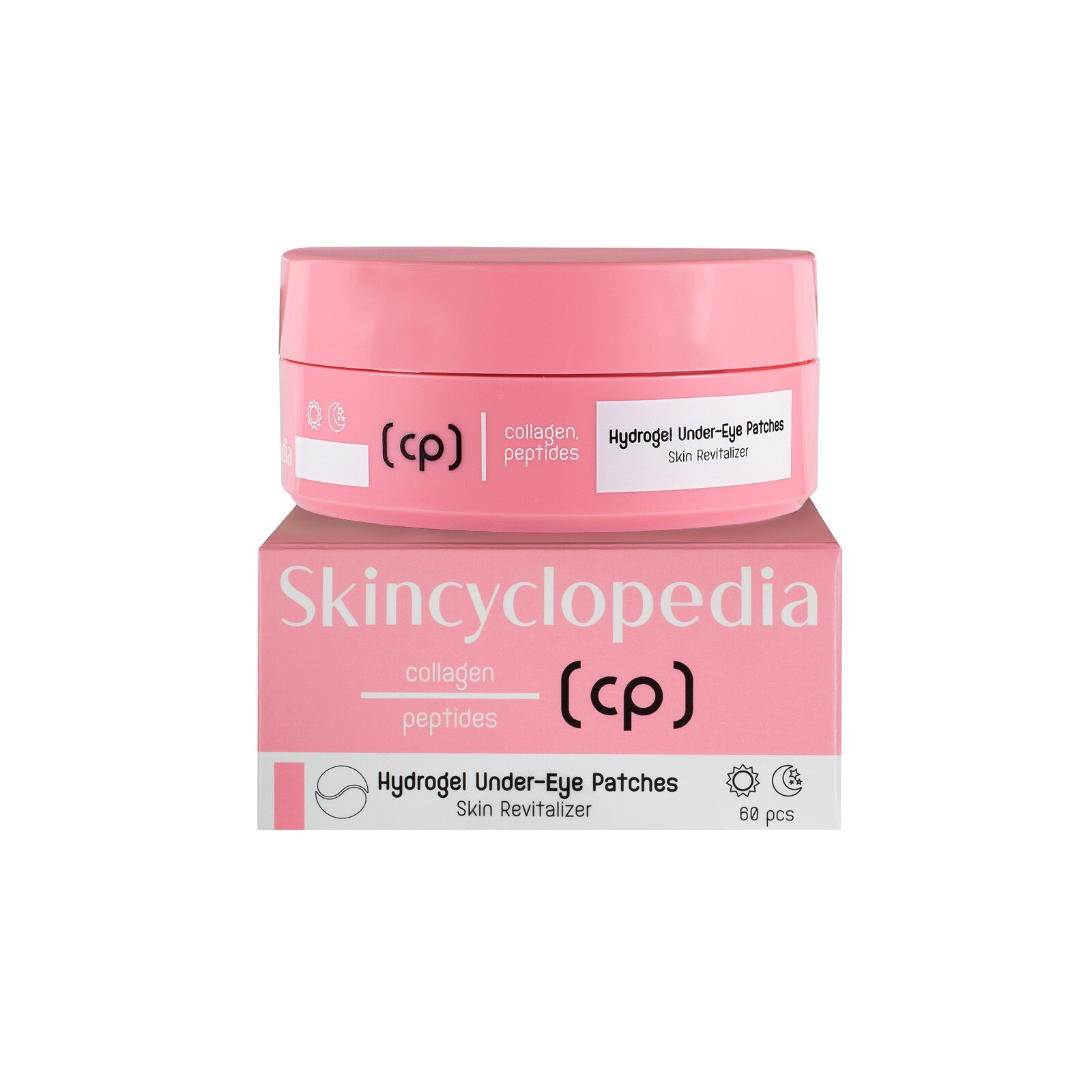 Skincyclopedia Pure Collagen Hydrogel Eye Patches & Peptides - Brightener. 60Pcs