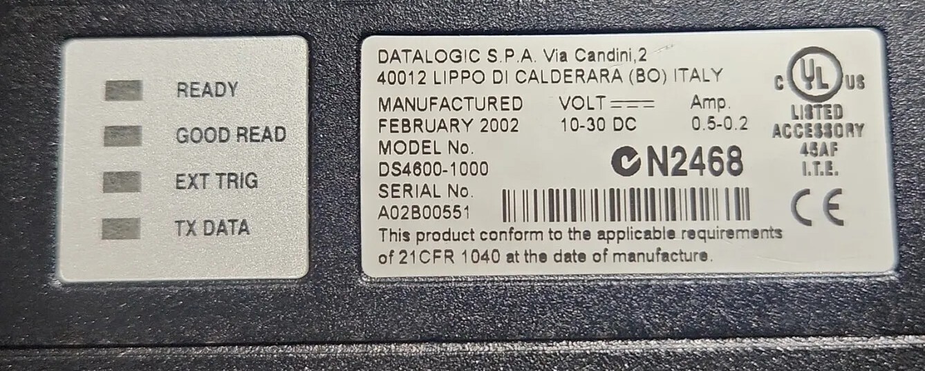 *PREOWNED* Datalogic Barcode Scanner DS4600-1000 ⚡️🇺🇸 SHIP+WARRANTY