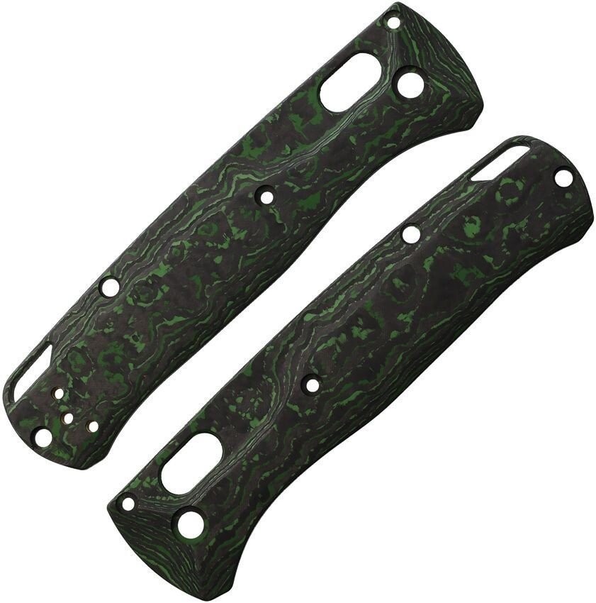 Flytanium Carbon Fiber Handle Scales Jungle Wear For Benchmade Bugout FLY-1362JW