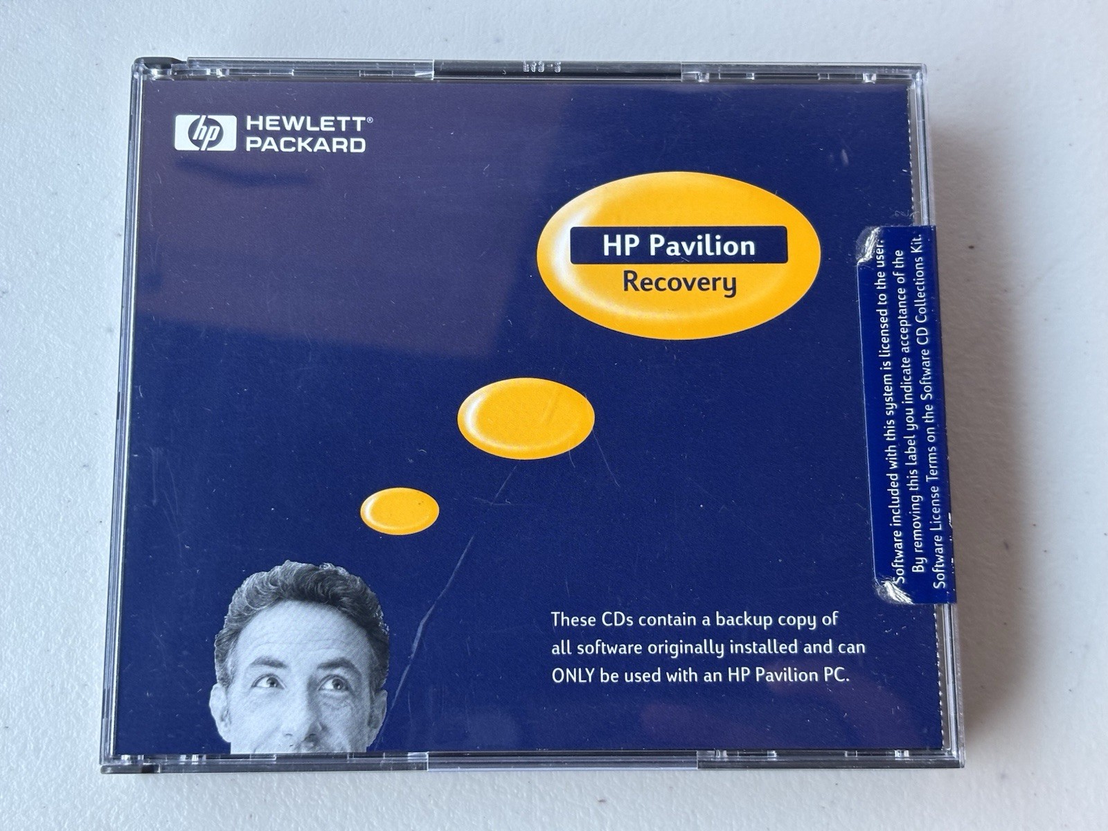 HP Pavilion Recovery 3 Disc CD Set System & Application Recovery 2000 Nice Discs