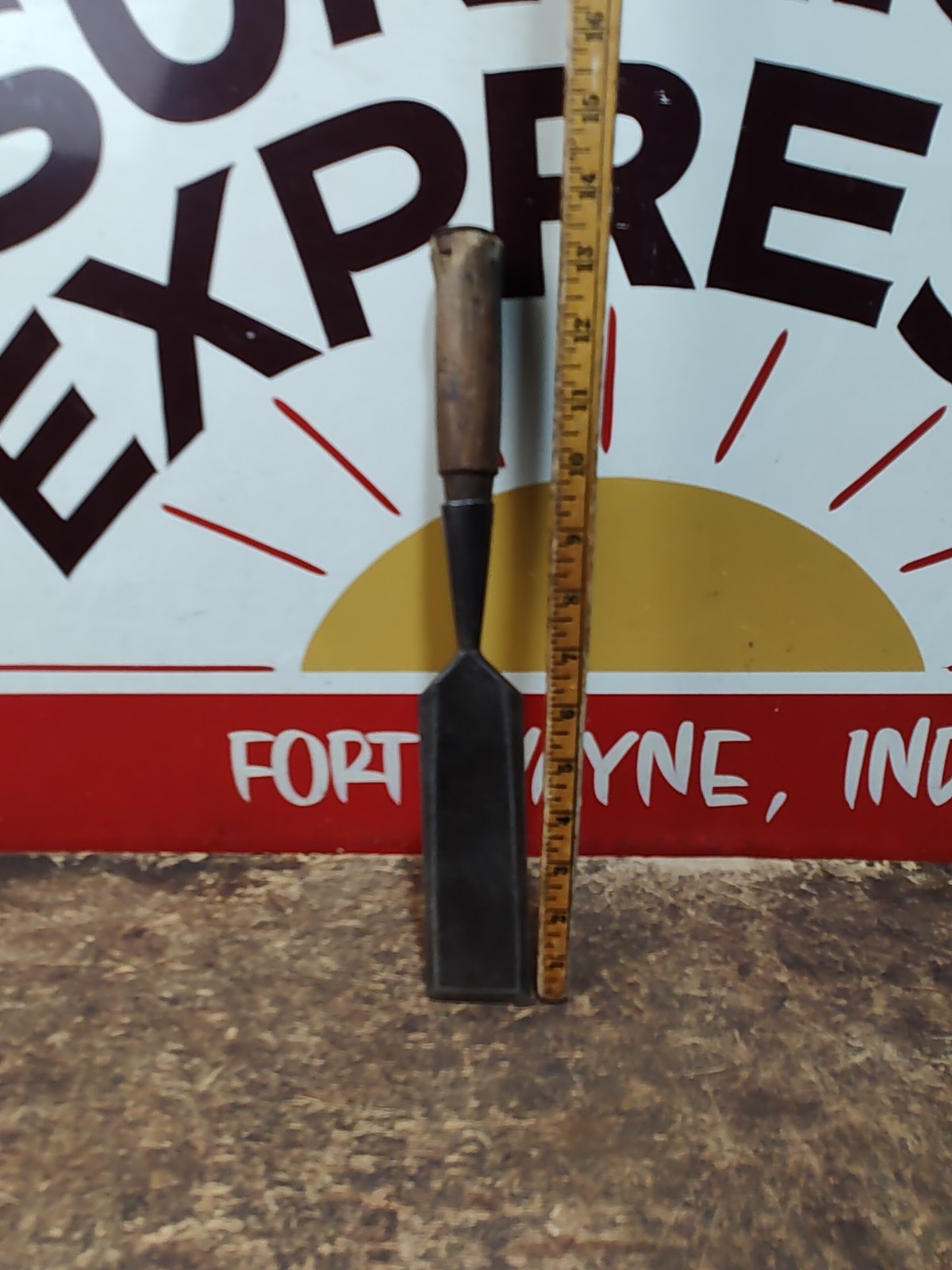 Early Clear Cut 2" Bevel Edge Socket Framing Chisel Timber Slick