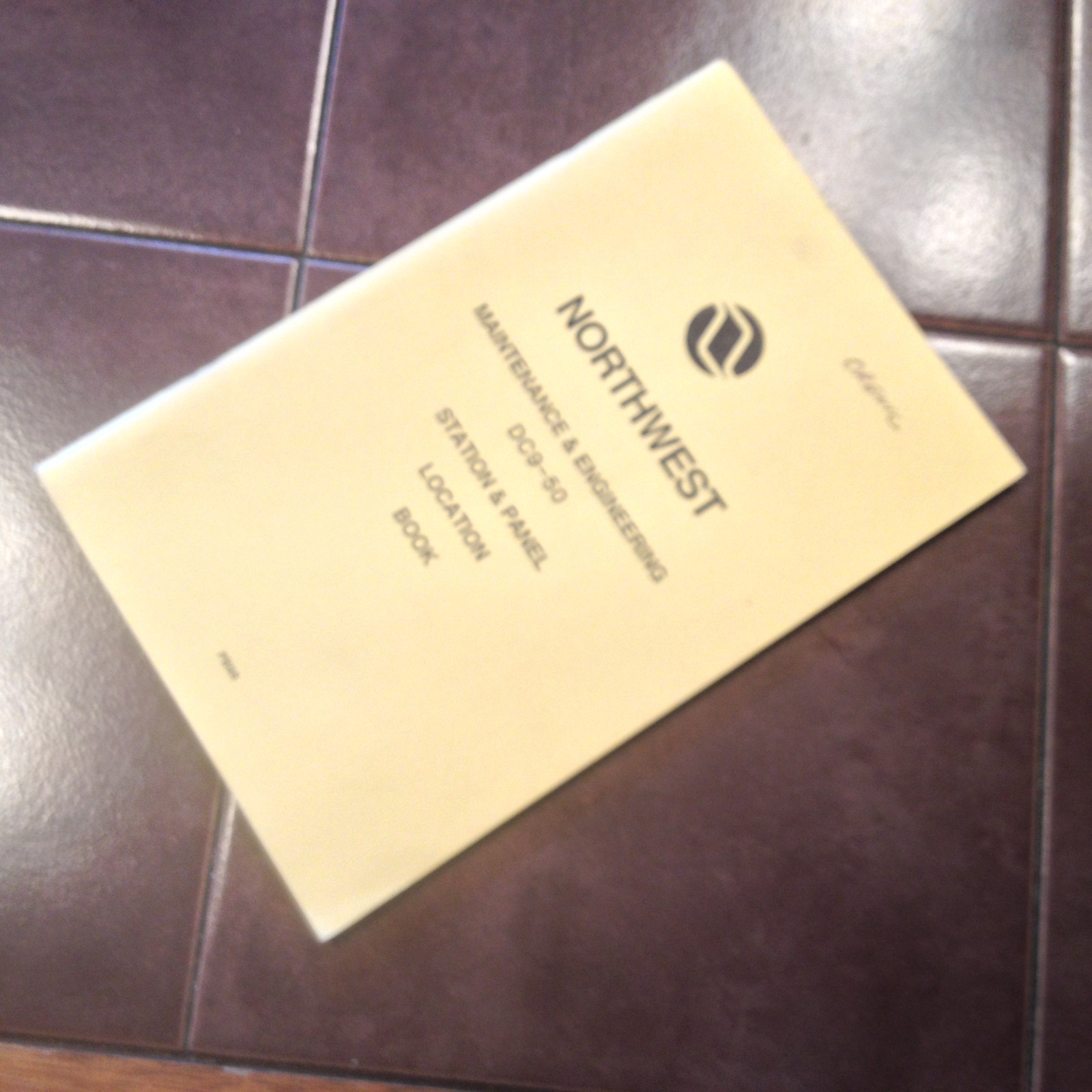 DC-9-50 Maintenance & Engineering Station & Panel Location Handbook