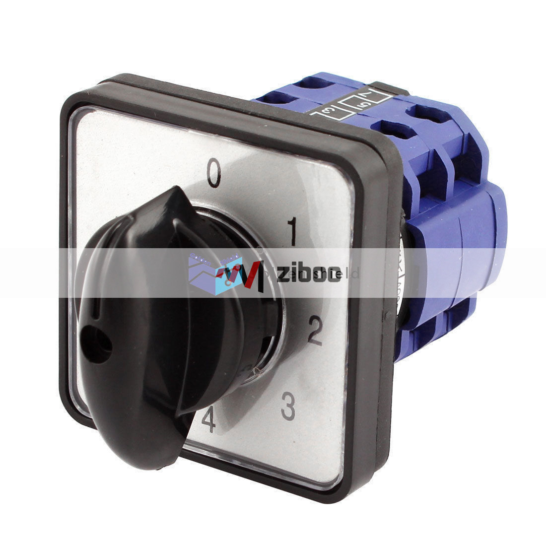 8 Terminals 4 Position Cam Combination Changeover Switch Latching AC660V 20A