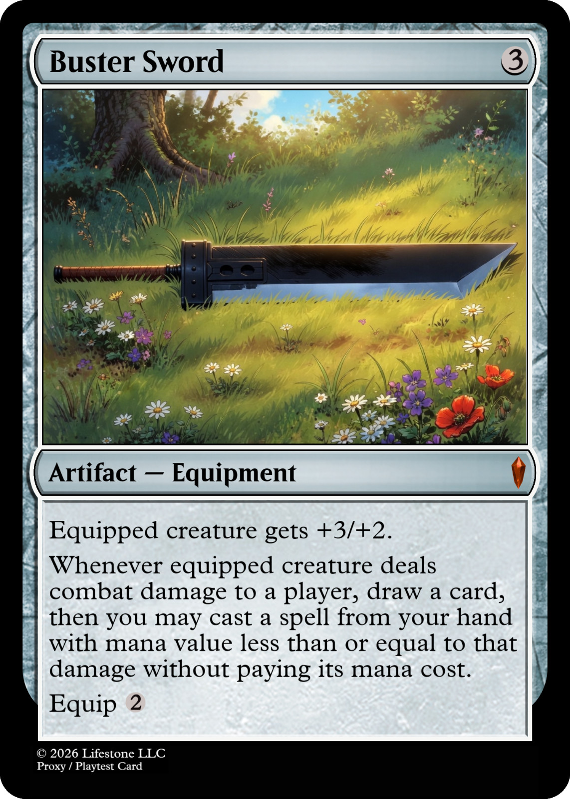 Buster Sword - Premium Quality - Not Tournament Authorized