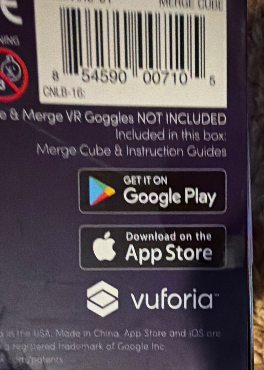 Merge AR/VR Interactive Cube Holograms ARC-01 Black for Smartphone Mobile