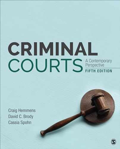 Criminal Courts: A Contemporary - Paperback, by Hemmens Craig T.; - Very Good