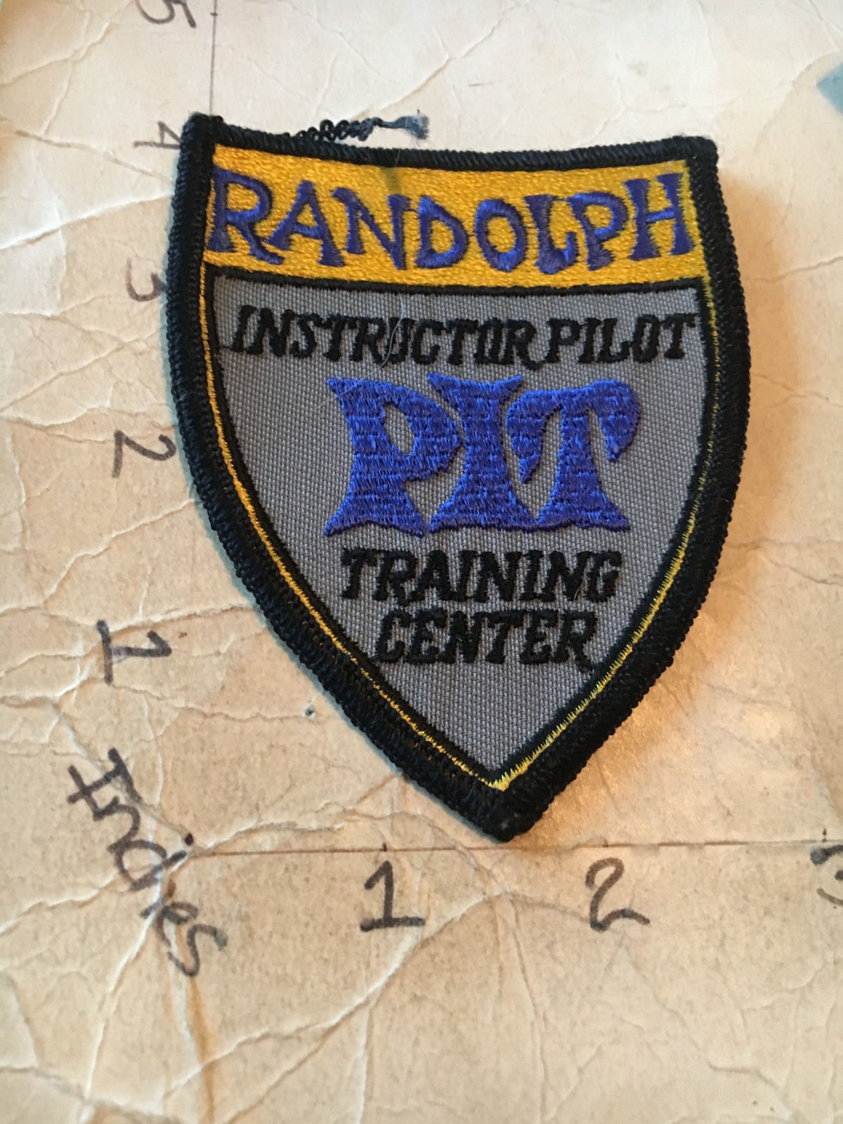 Randolph PIT Instructor Pilot Training Center Patch 7/25/25