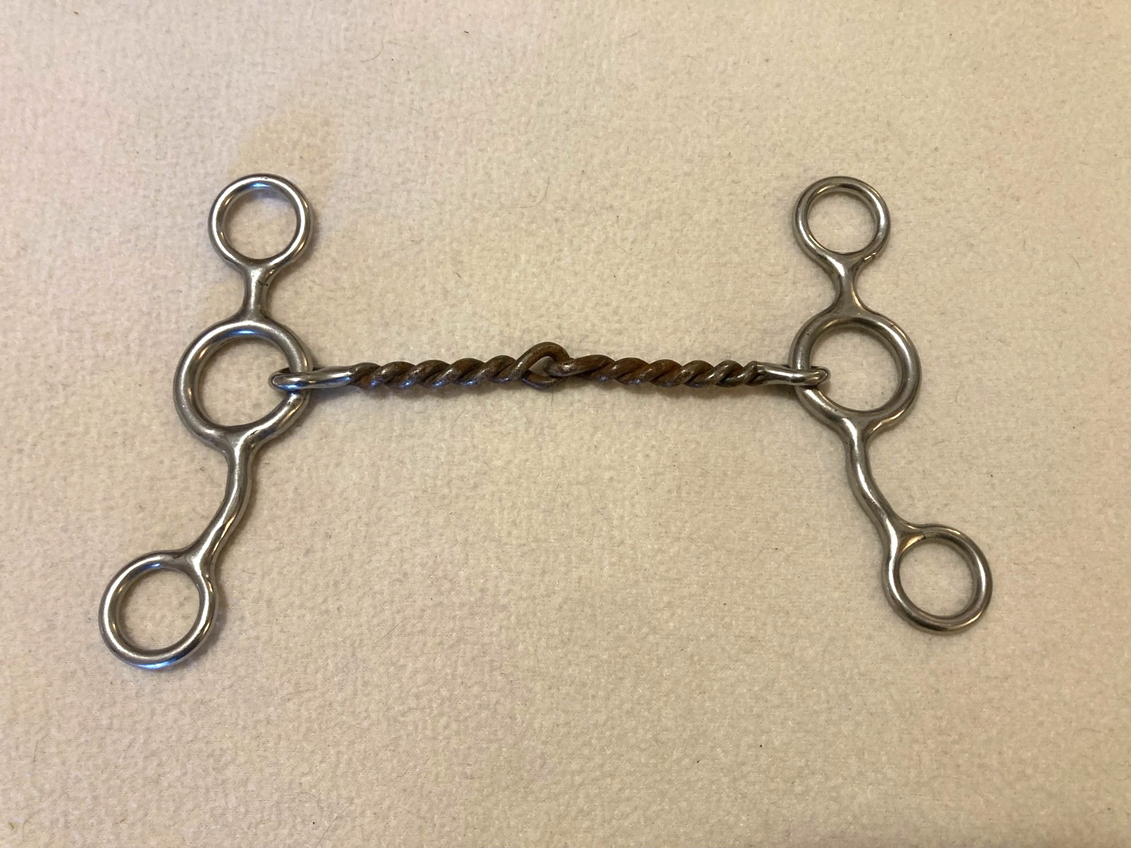 Reinsman 341 Sweet Iron Twisted Mouth Jr Cowhorse Bit