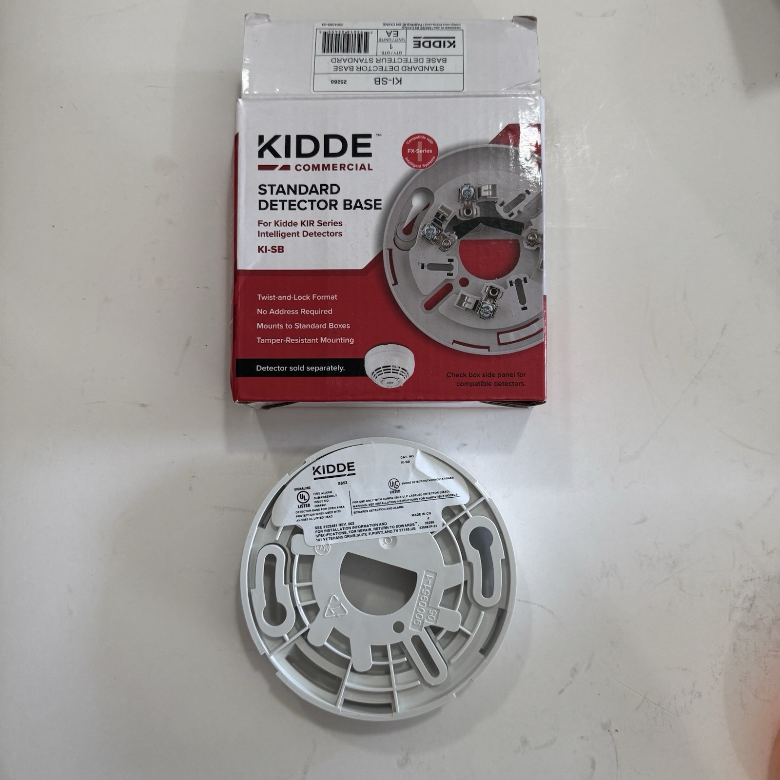 Kidde KI-SB Detector Mounting Base Standard New E42