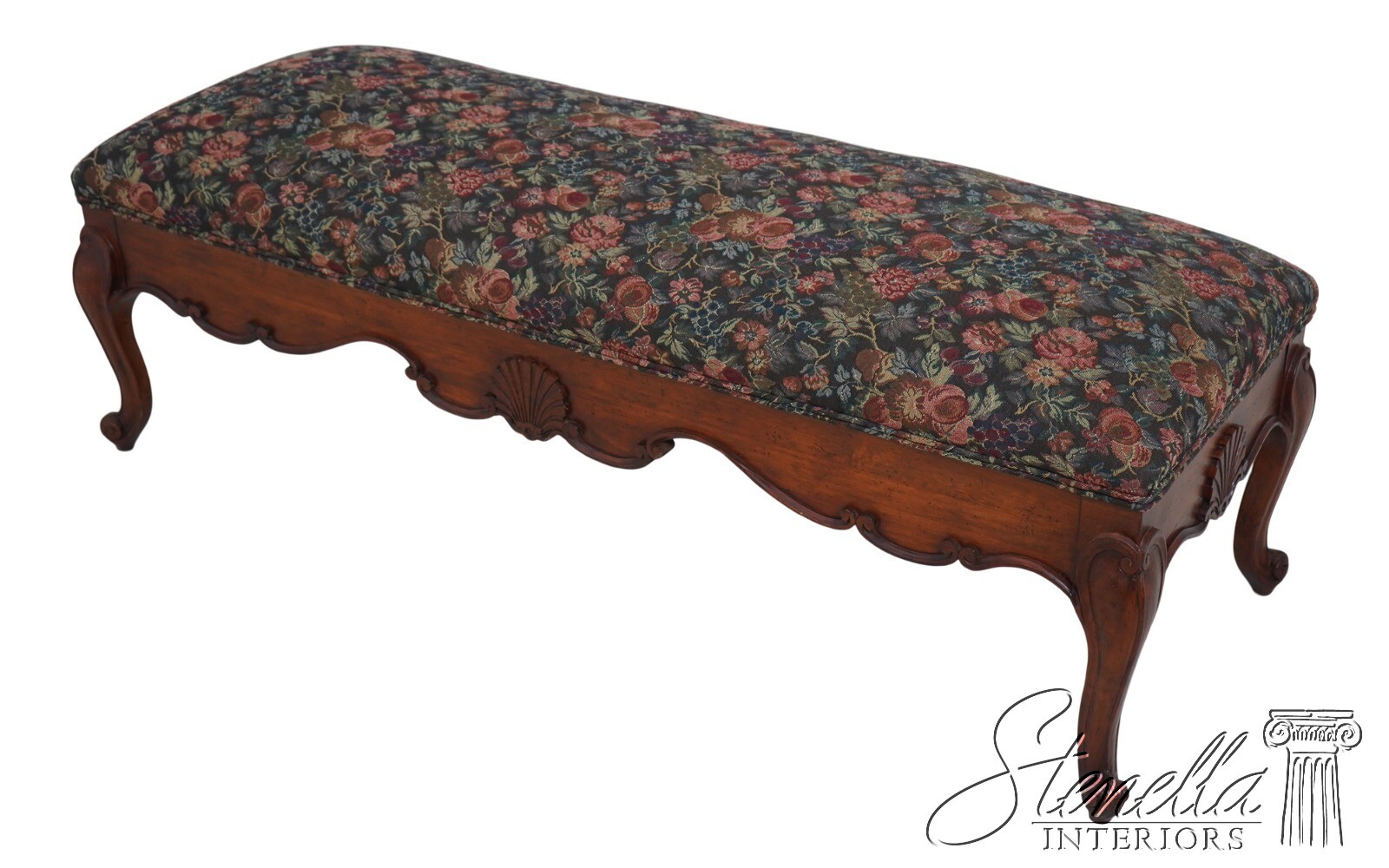 L64191EC: Tapestry Upholstery French Style Long Window Bench