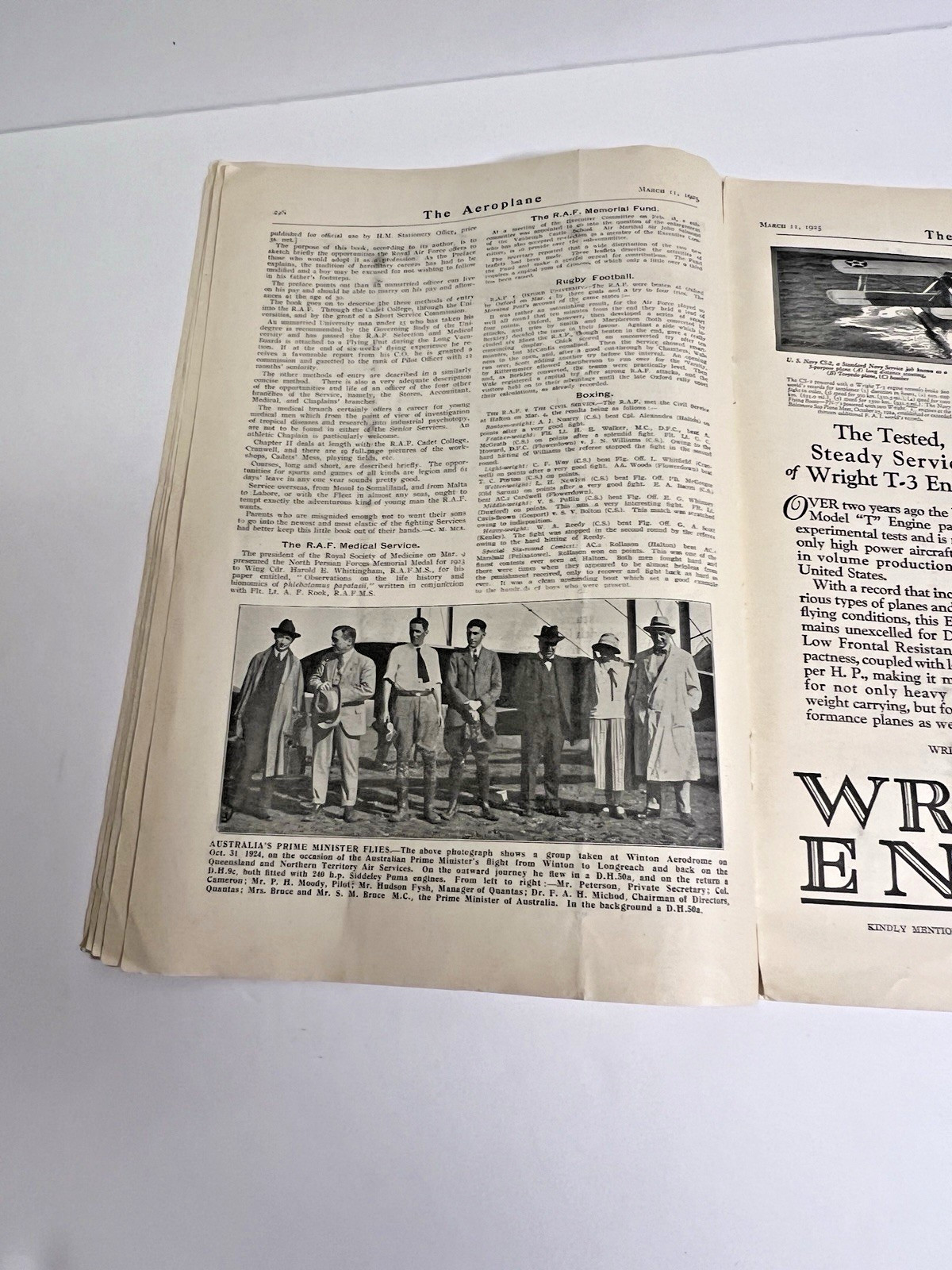 1925 British The Aero Plane Magazine Great Articles & Advertisements