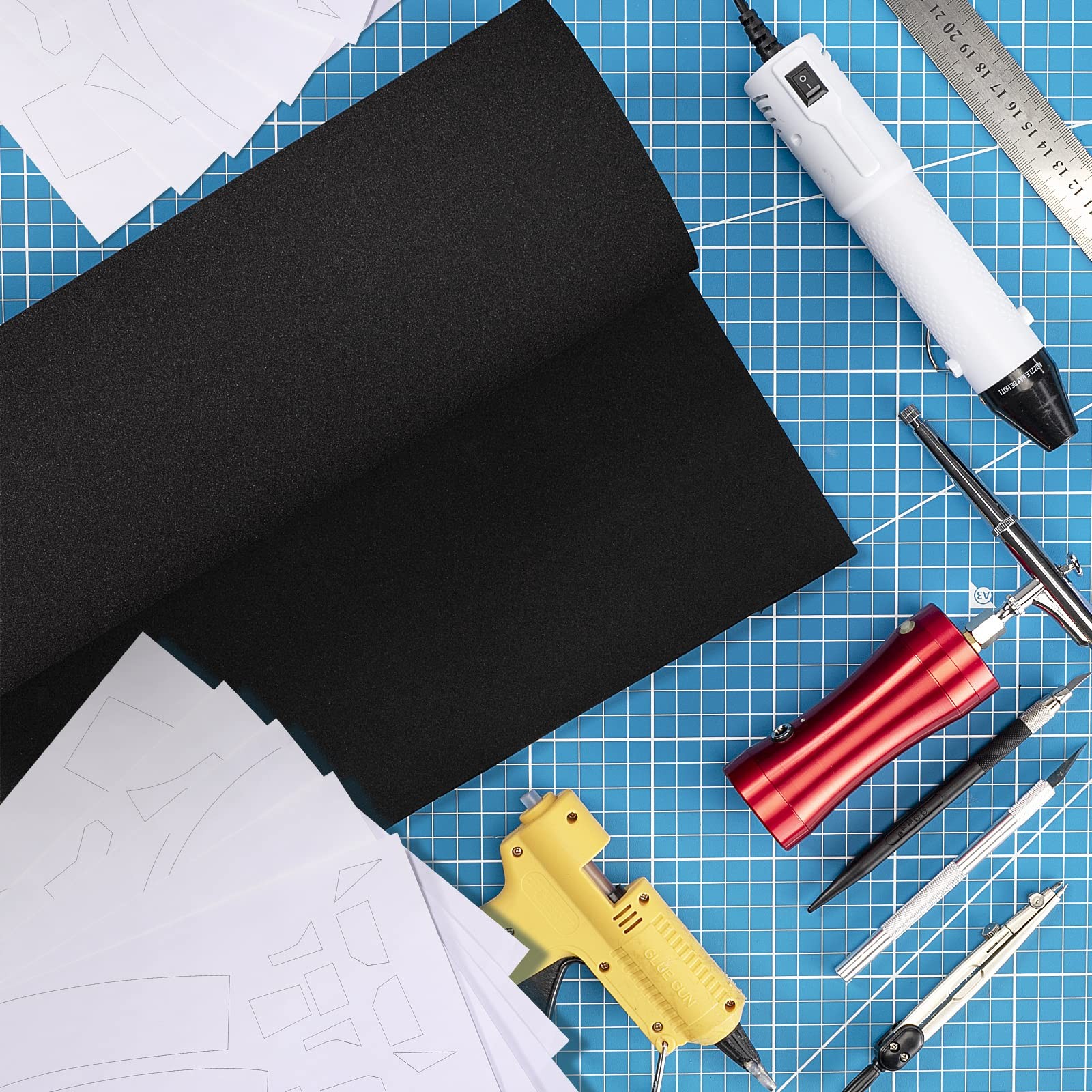 14x13.9 Inch 6mm EVA Foam Sheet Roll High Density for Cosplay Costume Projects