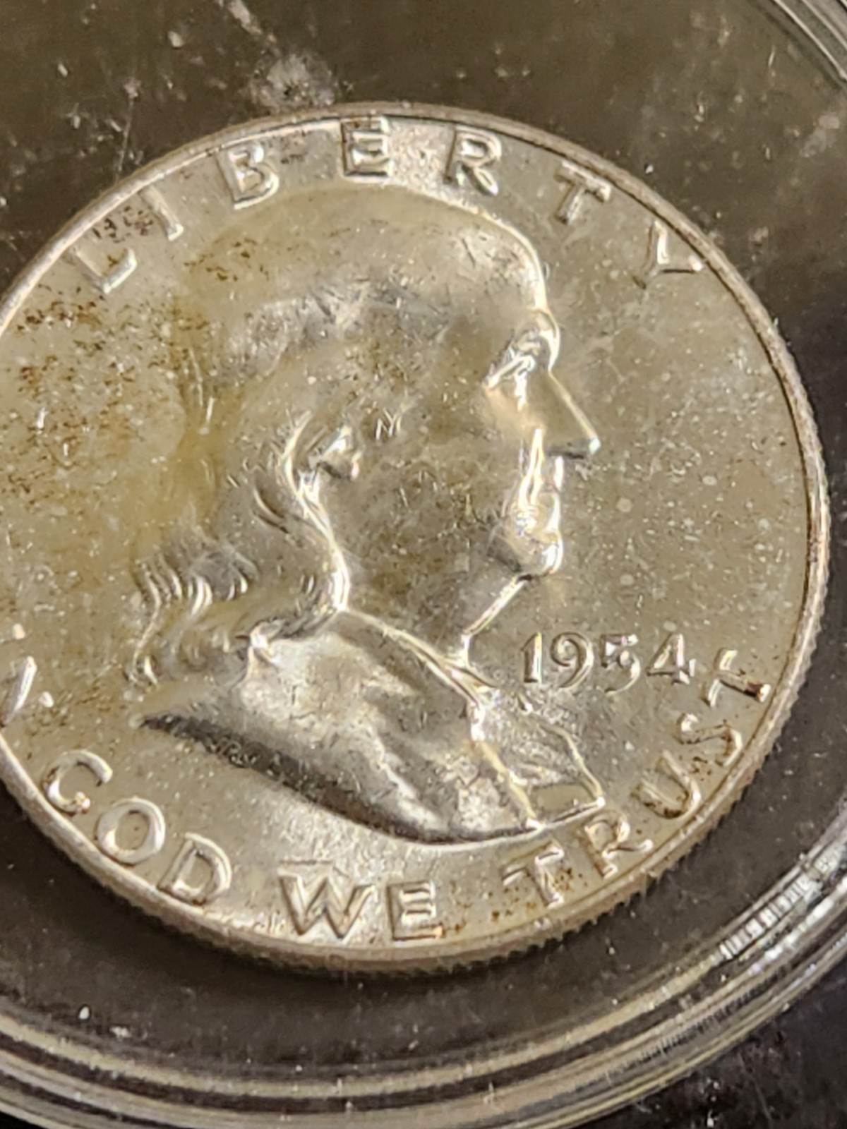 1954 Franklin Half Dollar- Silver- Proof Luster