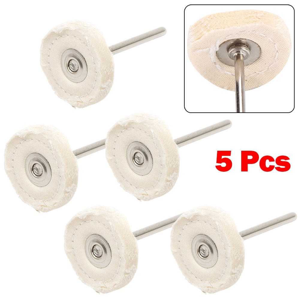 Polishing Wheel Buffing Pad Tool Accessories 25mm 5pcs Buffing