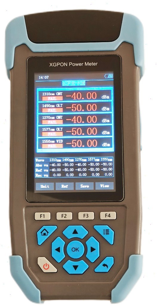 10G EPON GPON Power Meter with 1270nm/1310nm/1490nm/1550nm/1577nm
