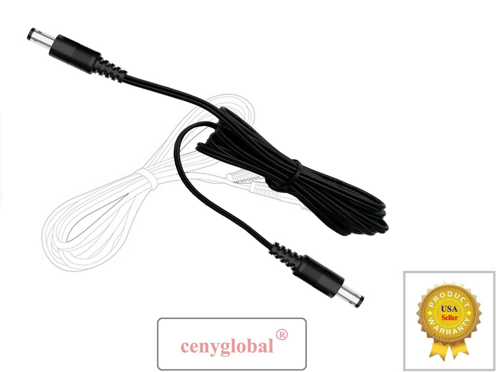 DC Power Cord Cable For Video AC Adaptor PV-DAC11 Panasonic Palmcorder Camcorder