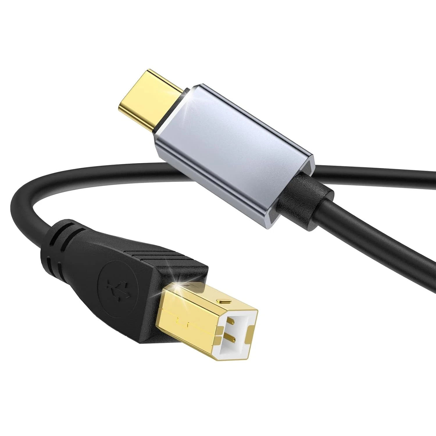 USB C MIDI Cable, Type C to USB 2.0 MIDI Interface Cable for Midi Controller, Ke