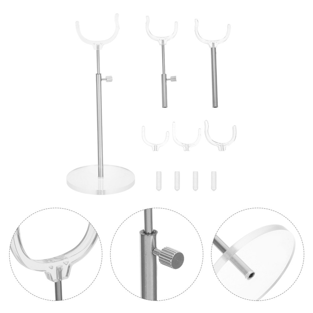 Action Figure Accessory Stand Doll Bases Holder Adjustable Height