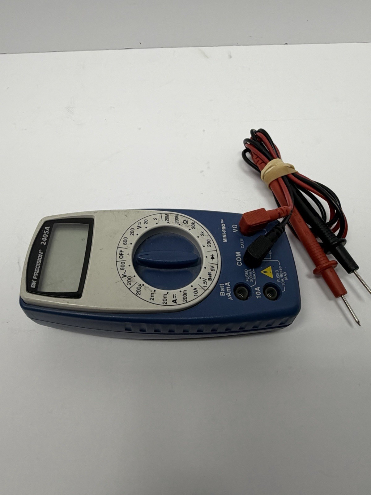 Bk Precision 2405A Tool Kit Handheld Digital Multimeter w/ Leads, WORKING