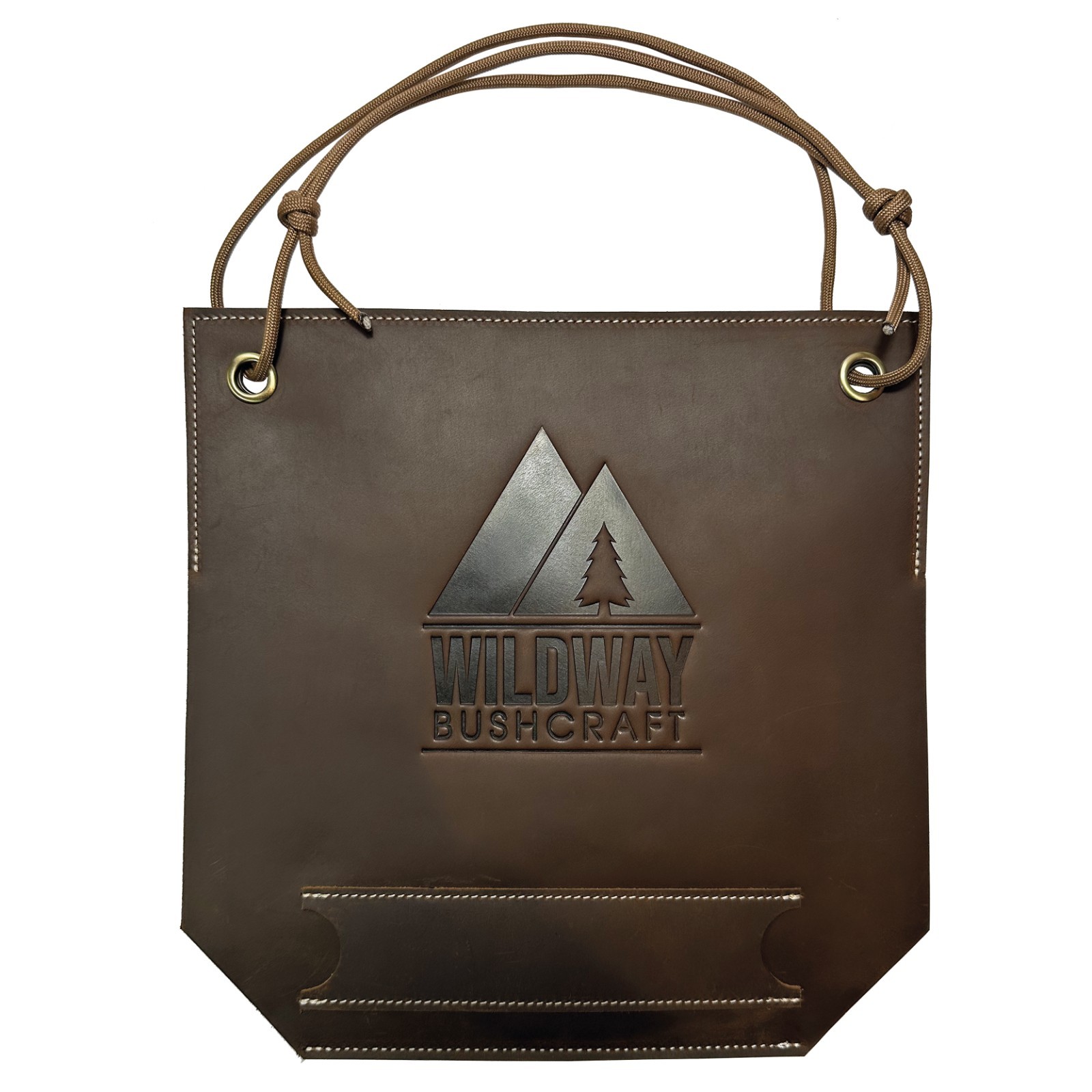 Leather Carving Whittling Bib | Handmade Waxed Leather | Chest & Leg Protection