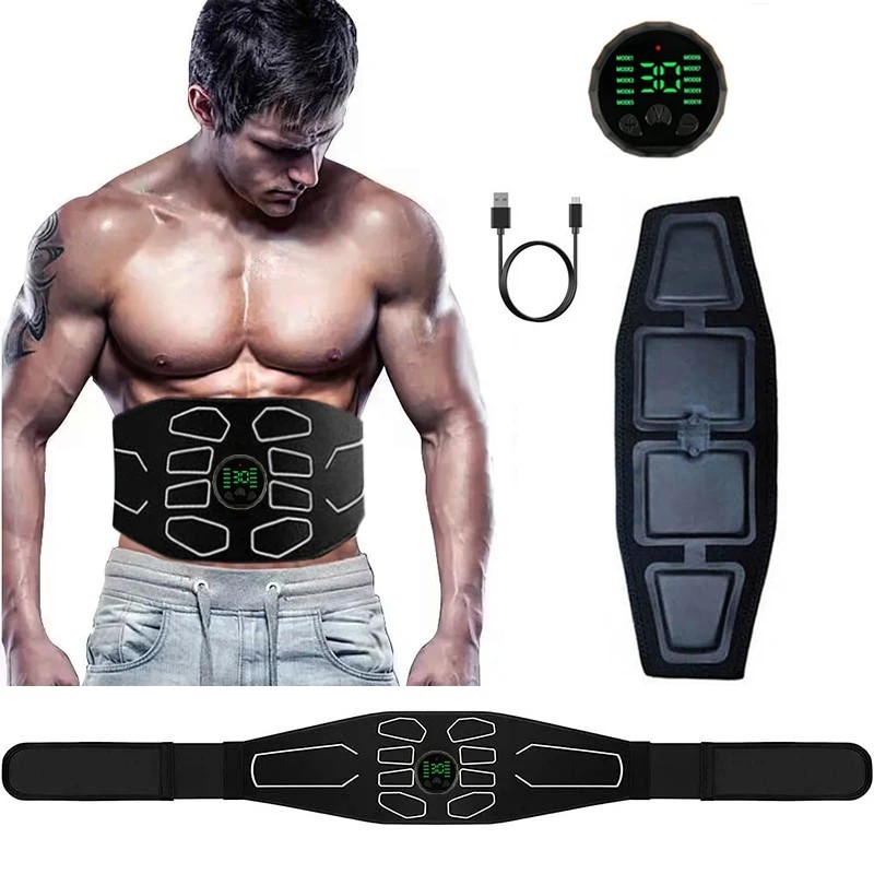 EMS Abdominal Toning Belt Electric Muscle Stimulator Waist Fitness Trainer Body