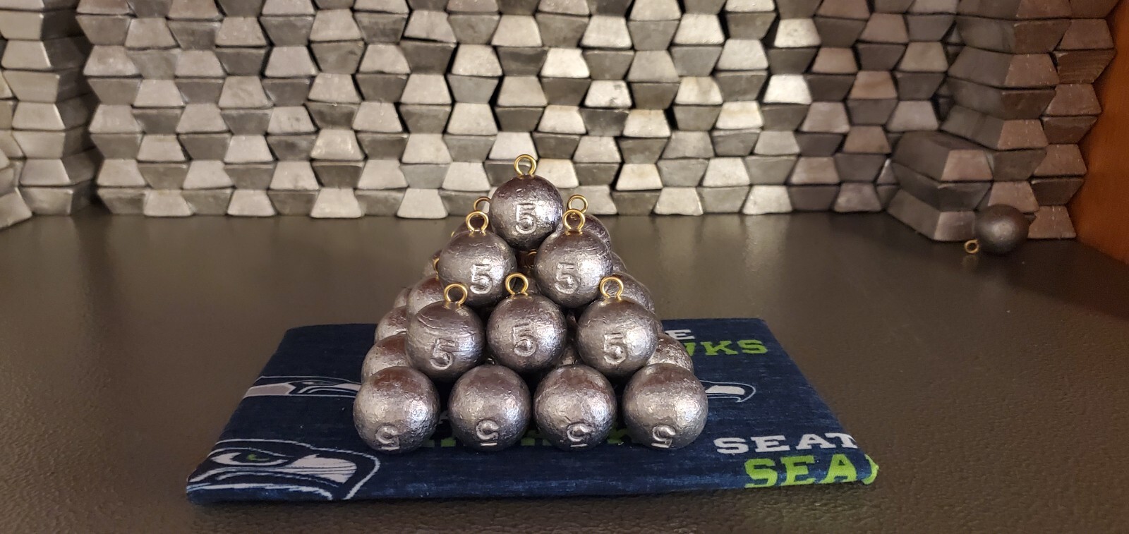 20 5oz cannon ball lead fishing weights saltwater or freshwater fishing over 6lb