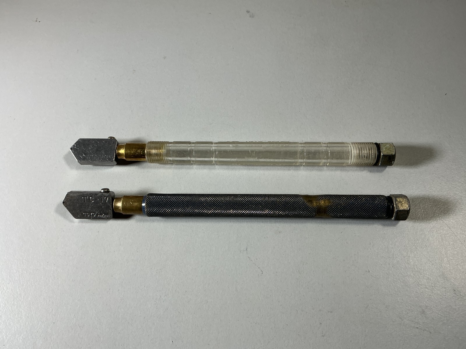 2 Vintage Toyo Glass Cutters TC-17 Japan