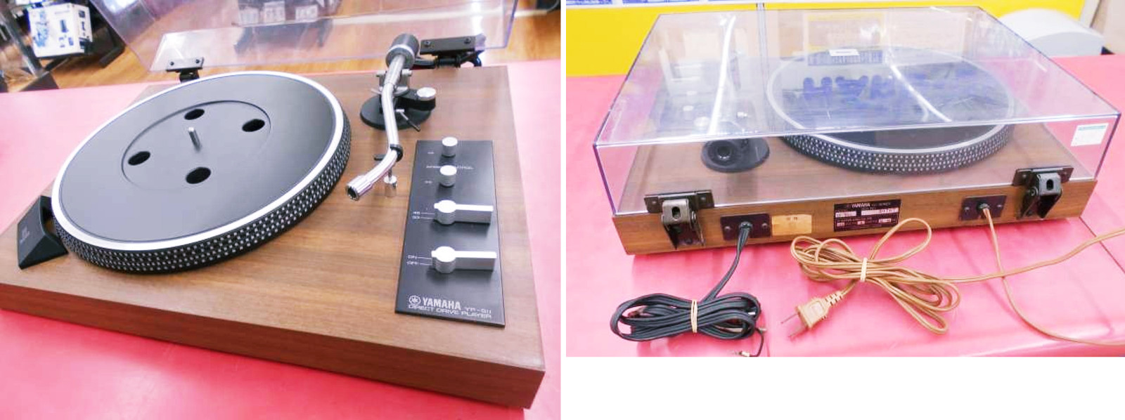 Yamaha YP-511 Turntable Belt Drive Record Player Operation confirmation junk