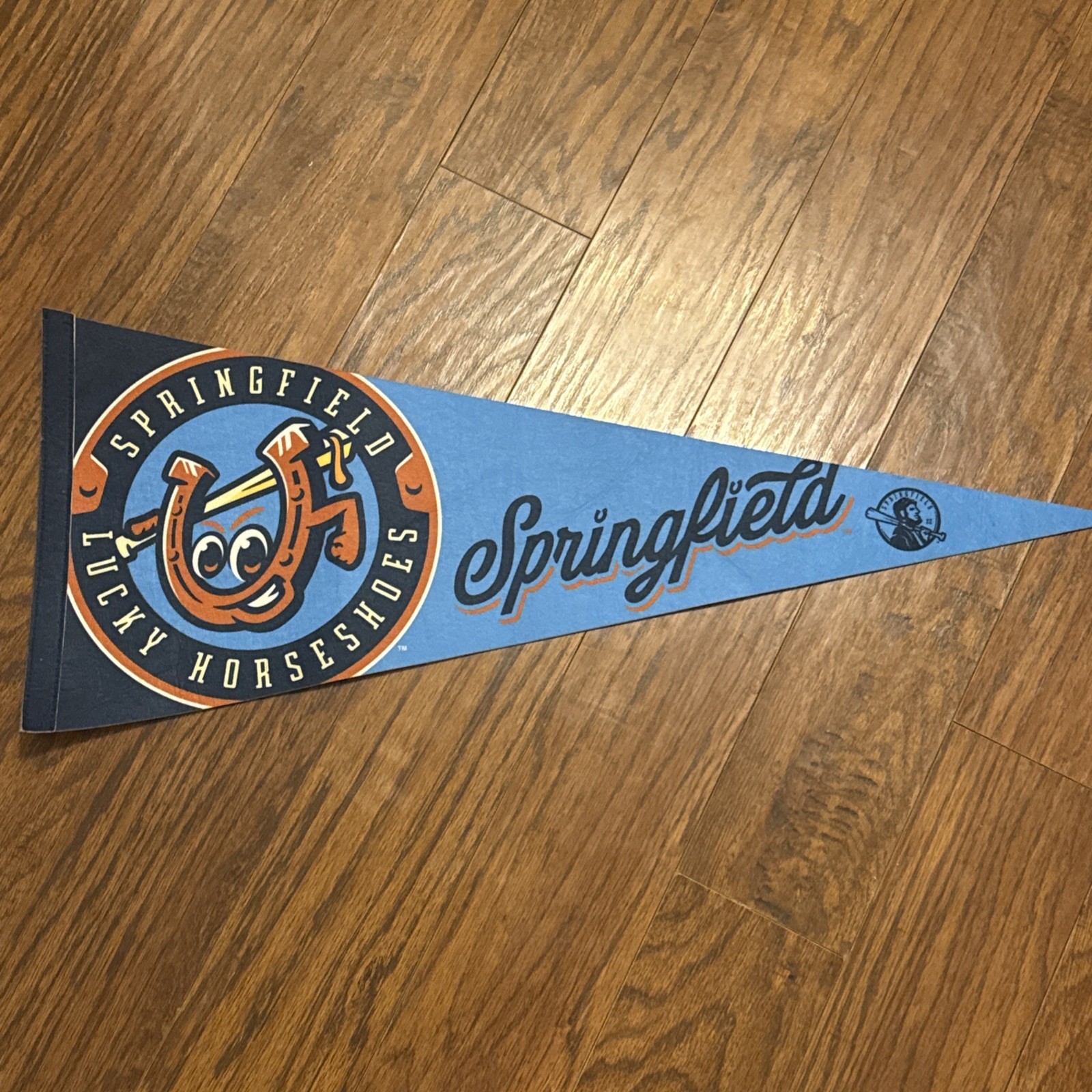 Springfield Lucky Pennant Flag Prospect League NCAA MILB MLB Illinois Baseball