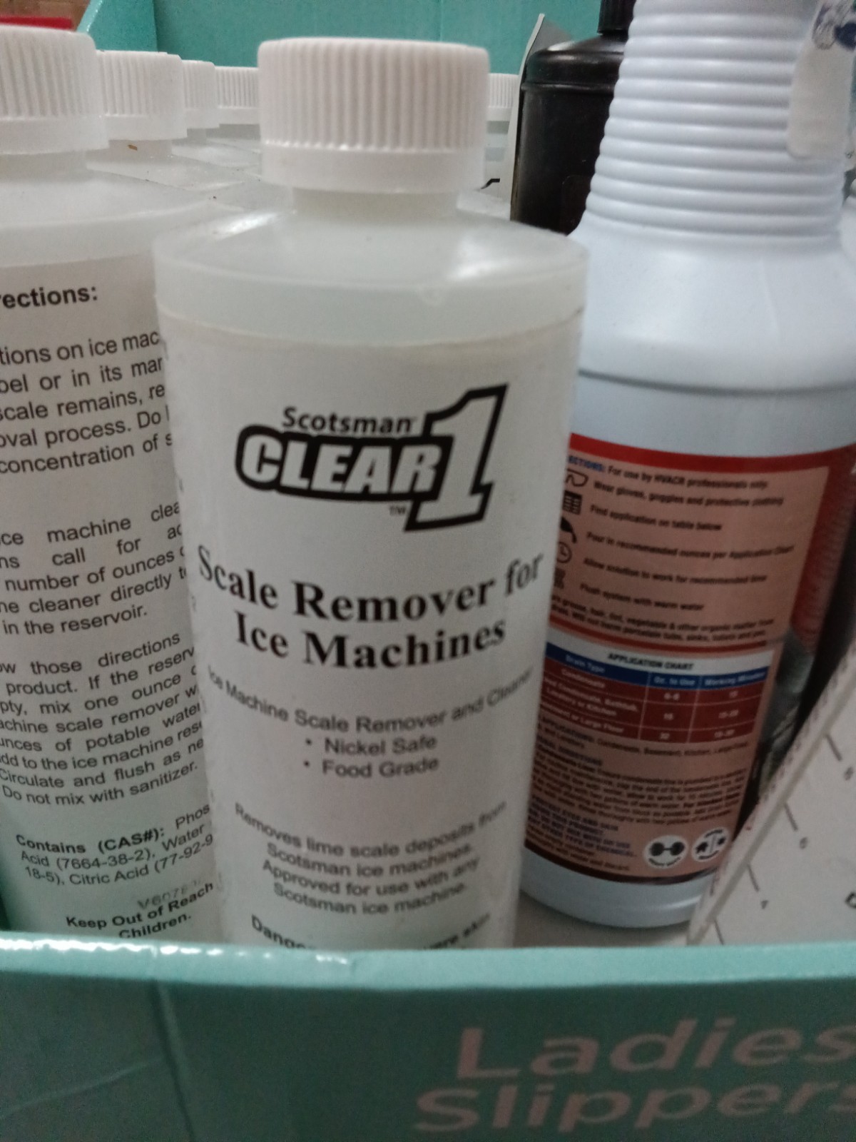 Scotsman CLEAR 1 Ice Machine Scale Remover & Cleaner 19-0653-01  16 fl oz, 182