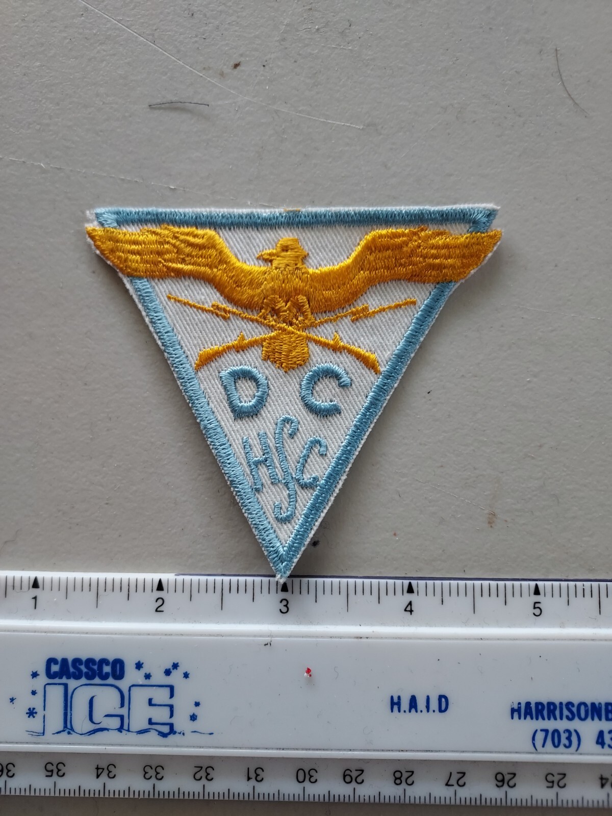 US DC HSC HELICOPTER SQUADRON TAB CLOTH PATCH USA MILITARY BADGE