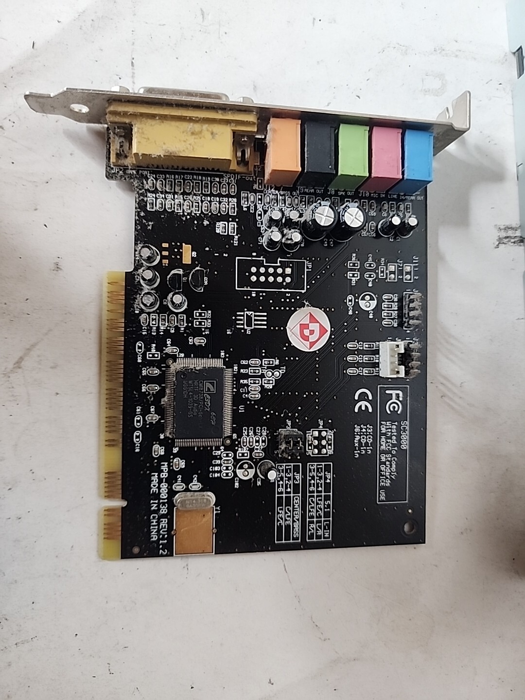 SIIG PCI Sound Card SC3000 Diamond Audio Vintage Gaming Win Dos Blaster Comp