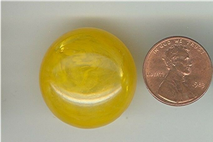 24pc VINTAGE 28mm ROUND JONQUIL SMOOTH CABOCHONS Z168