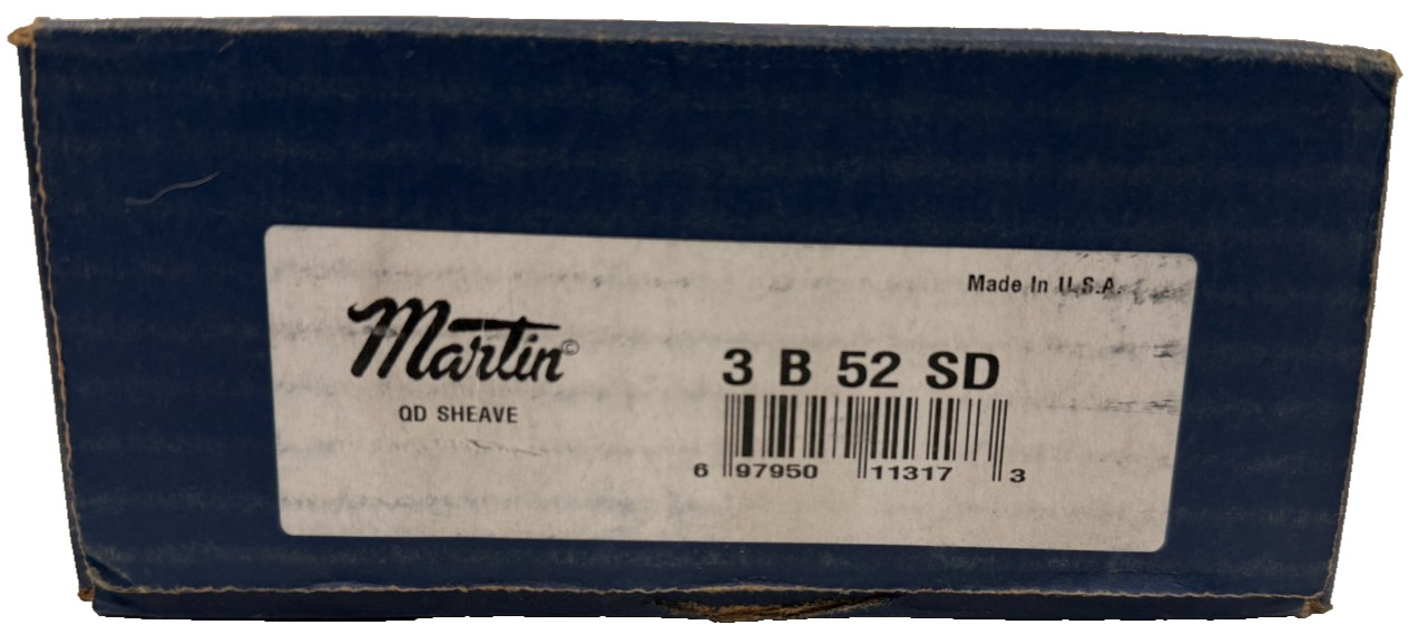 NEW MARTIN 3 B 52 SD CONVENTIONAL QD SHEAVE 3B52SD