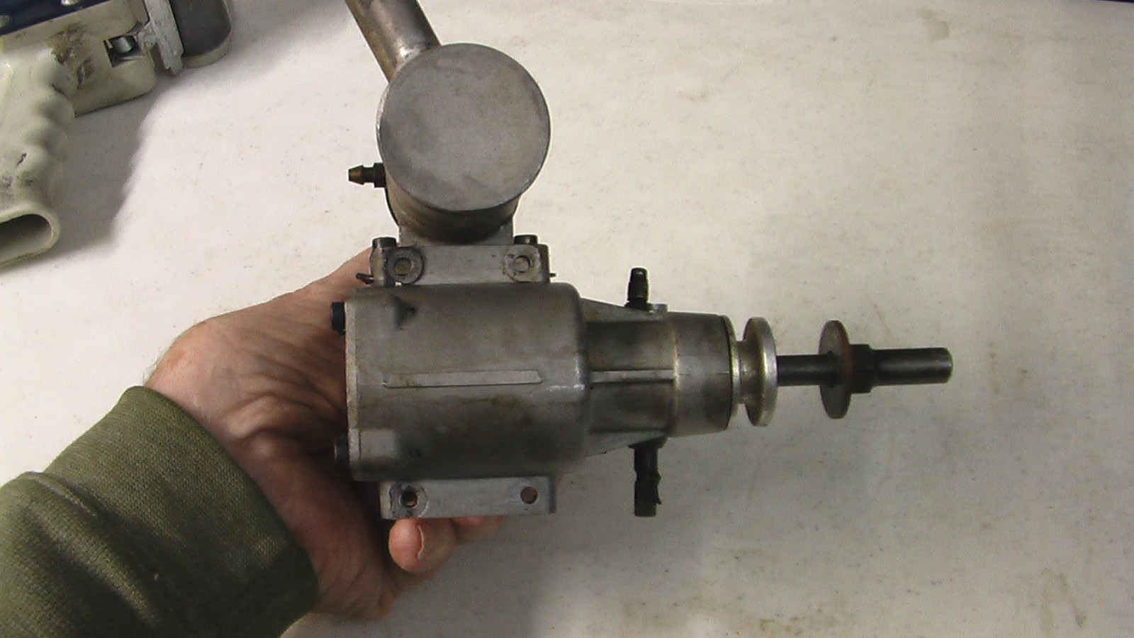 Webra 120 RC with muffler runs well