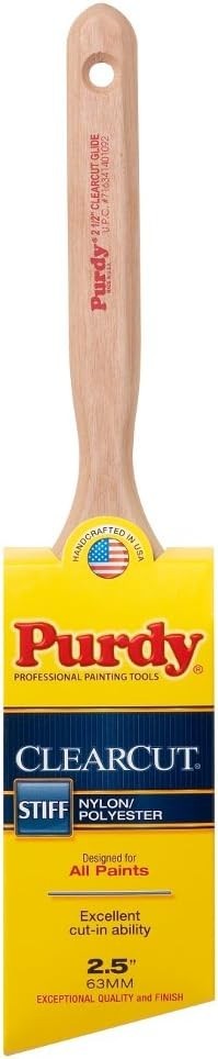 144152125 Clearcut Angular Trim Glide Brush, 2-1/2-Inch, 6-Pack