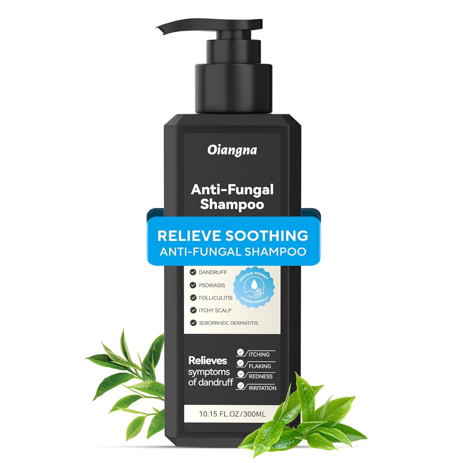 Anti-Fungal Shampoo, Psoriasis Shampoo for Folliculitis, Seborrheic Dermatitis,