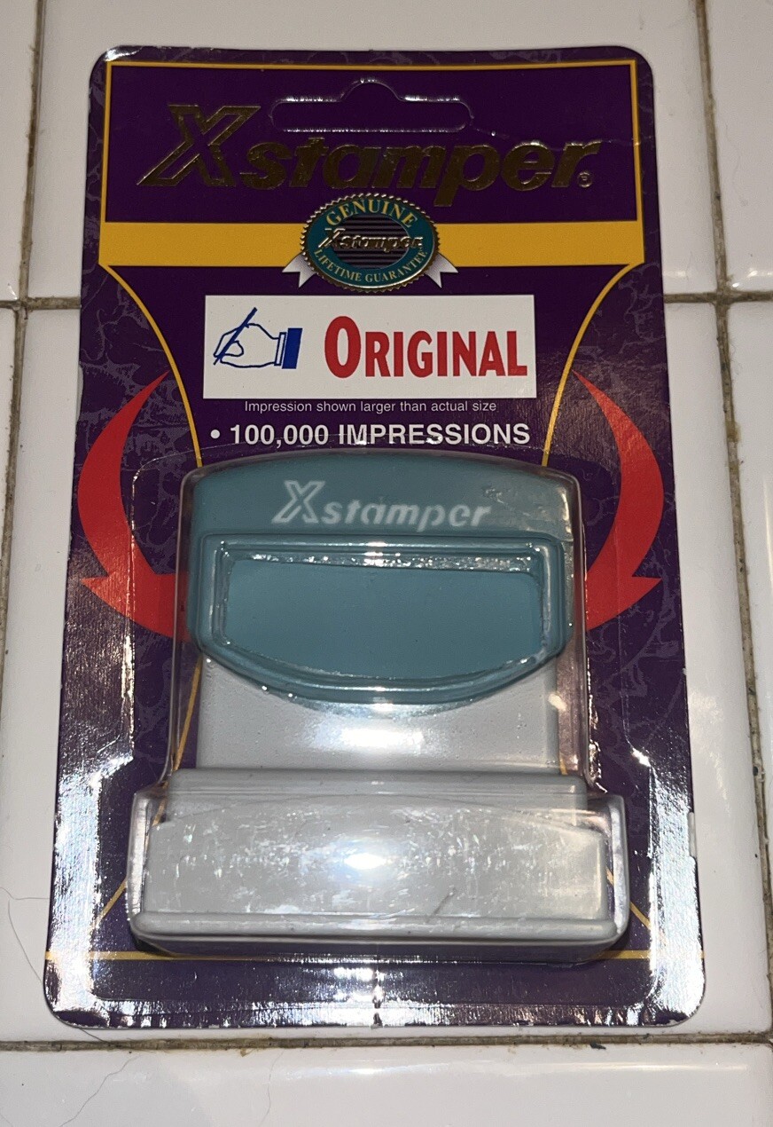 Xstamper Original Stamp, Pre-inked Stamp Genuine