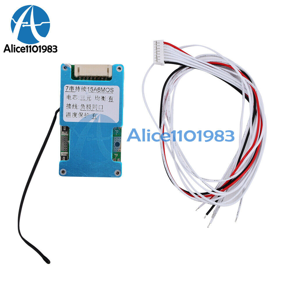 7S 24V 25A/20A/15A Li-ion Battery Charging Protection Board with Balance