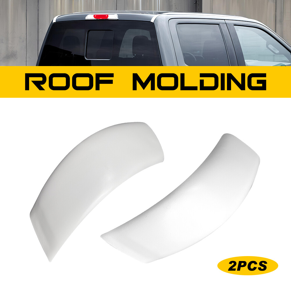 For 1999-2007 Ford Super Duty Oxford White 2PCS Upgraded  Cab Roof Molding K
