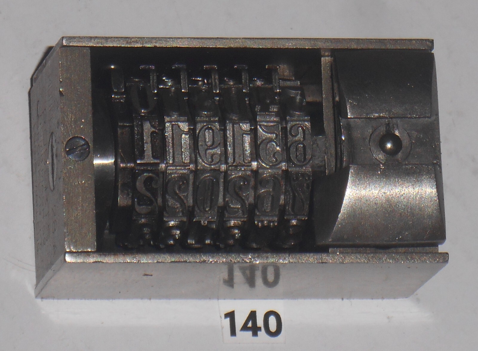 Roberts | letterpress numbering machine | 140