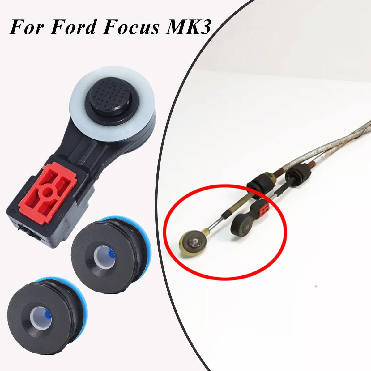 For Ford Focus MK3 Gearbox Cable Shift Lever Linkage End Adjuster Bushing 10 -17