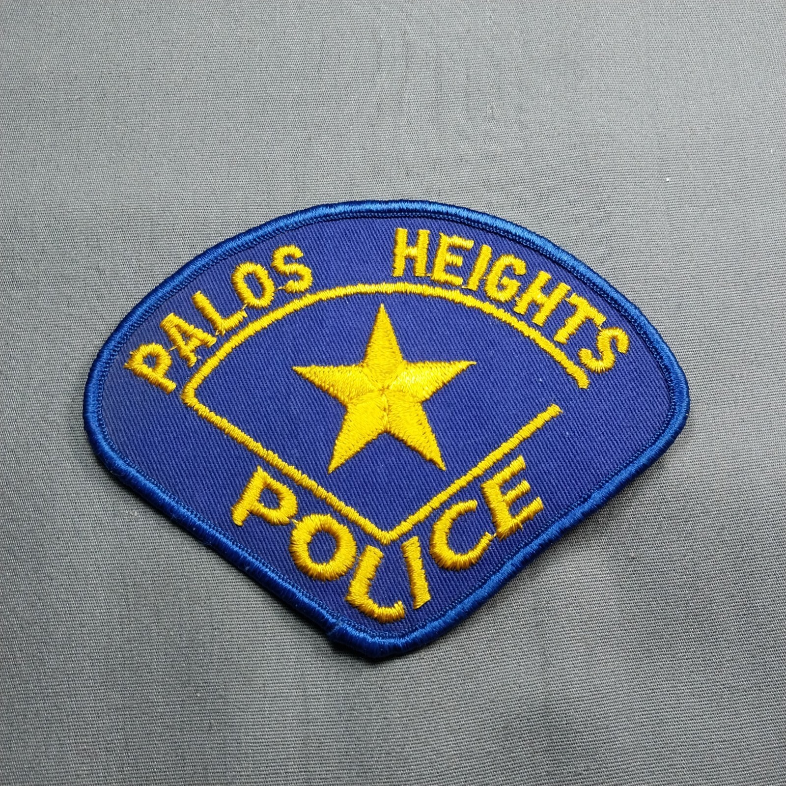 Palos Heights IL Illinois Police 3.75" Cheesecloth Patch