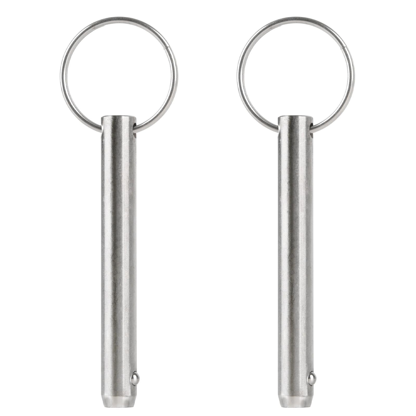 2 Pcs Long Quick Release Pin, Diameter 3/89.5mm, Usable Length 2.461mm, Overa...