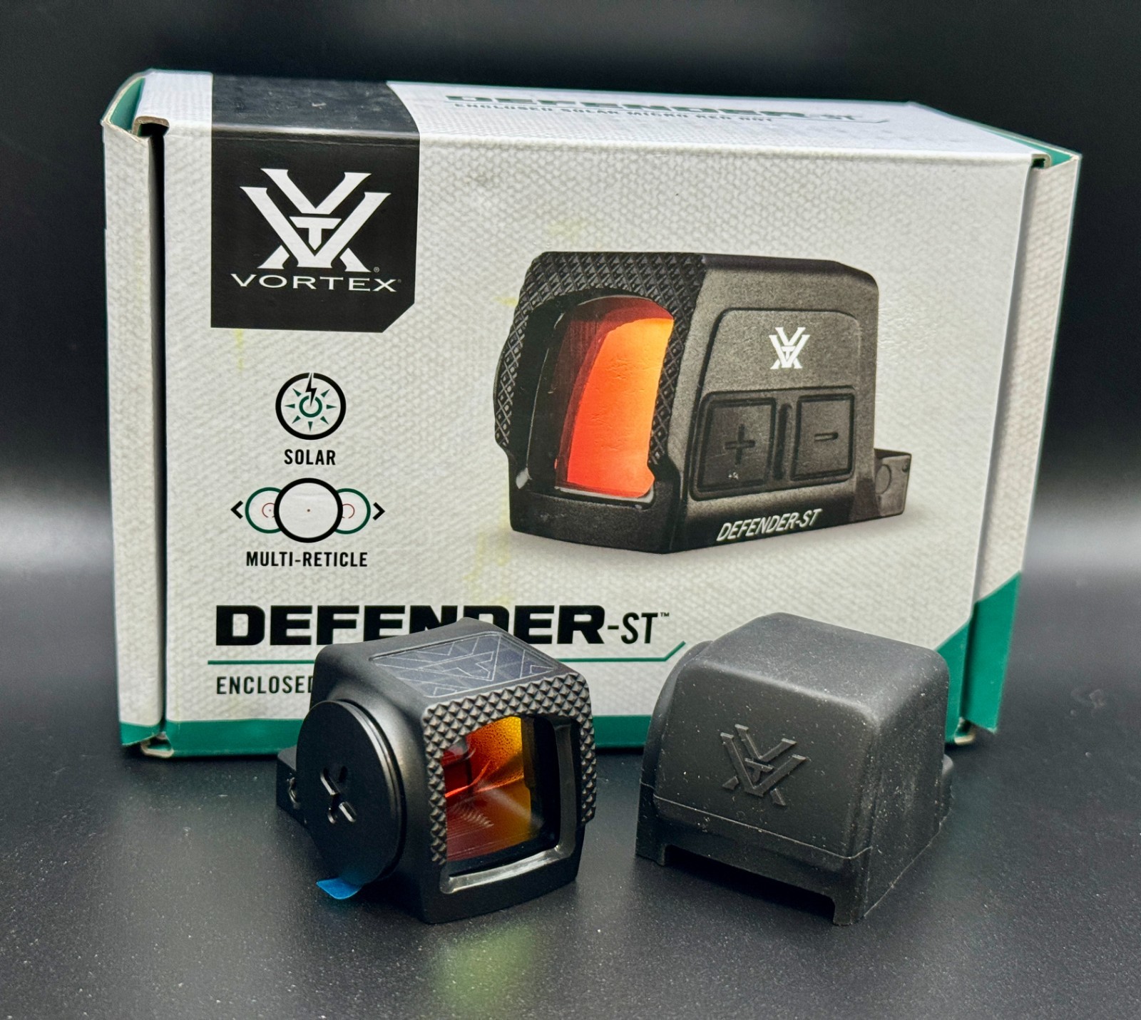 Vortex Defender-ST Enclosed Solar Micro 1x22.5mm Reflex Red Dot DFST-MRD3-E