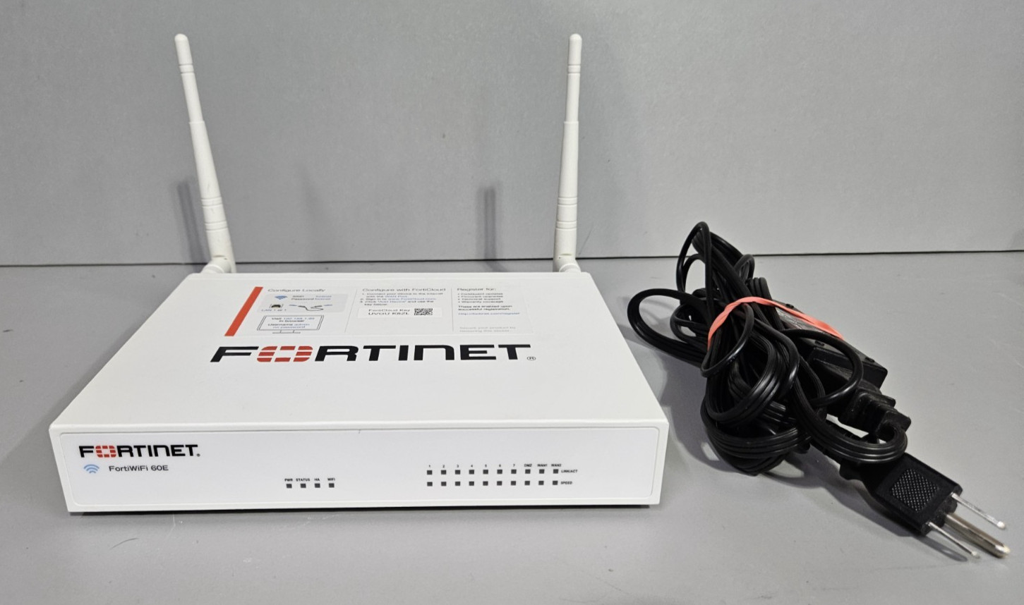 Fortinet FWF-60E FortiWiFi-60E Network Security Appliance- factory reset