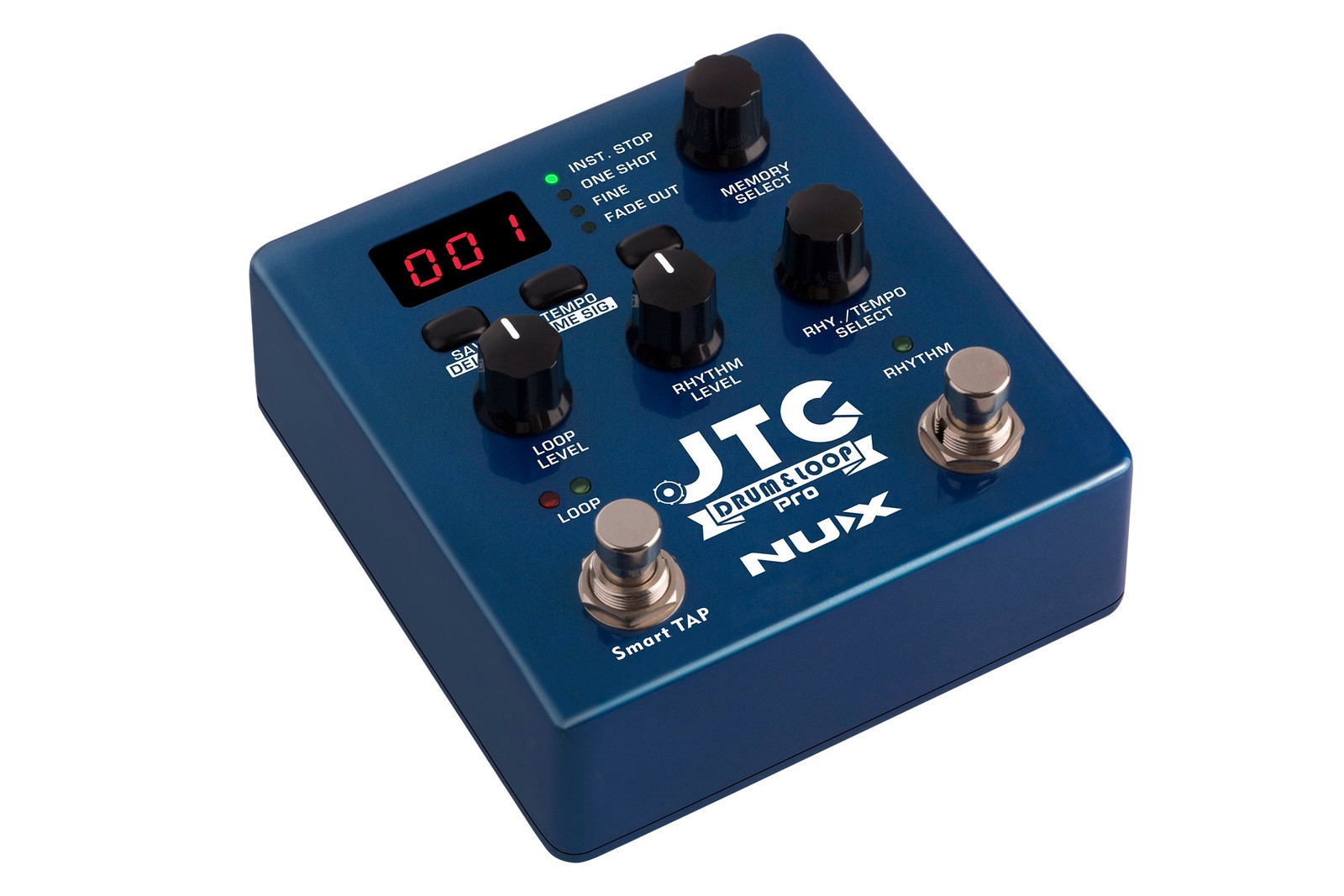 NUX JTC Drum & Loop Pro - Dual-Switch Looper Pedal with Drum Machine (Open Box)